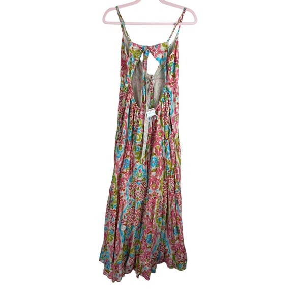 HOUSE OF HARLOW 1960 Floral Open Tie Back Tiered Boho Maxi Dress Size S NWT - Picture 7 of 16